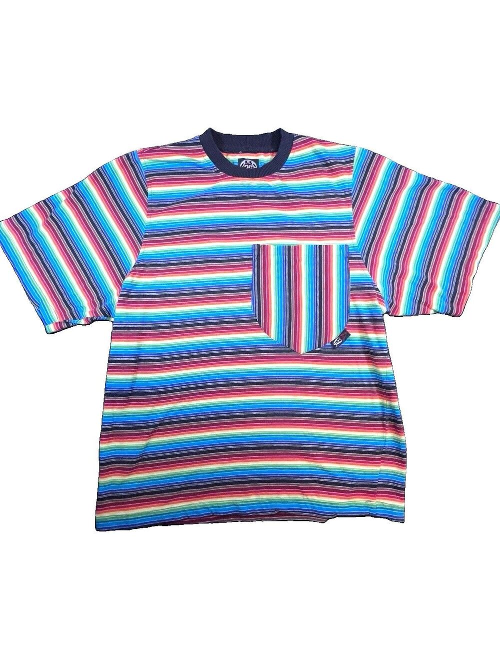 1993 Vintage 26 Red Skate | Serape Pocket Tee Large Y2K